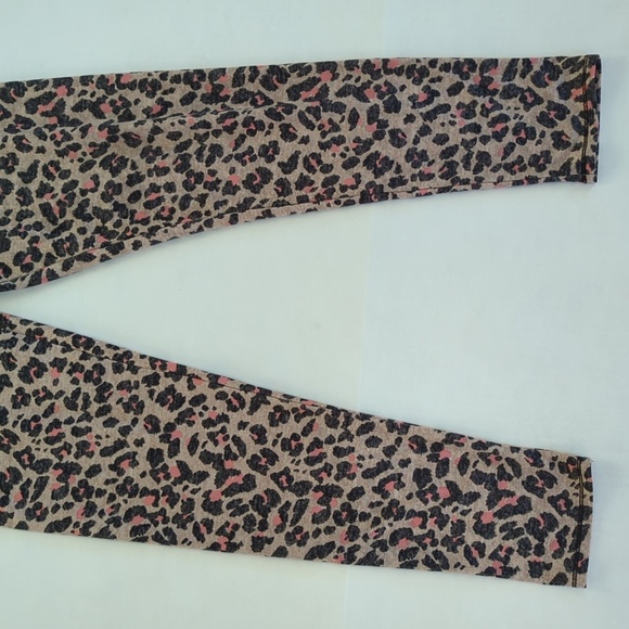 Cuddl Duds Climate Right Animal Print Leggings MEDIUM Pink Leopard - Picture 6 of 11